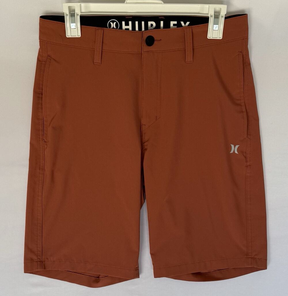 Hurley Hybrid Shorts Men’s 30 Rust Orange Stretch A185